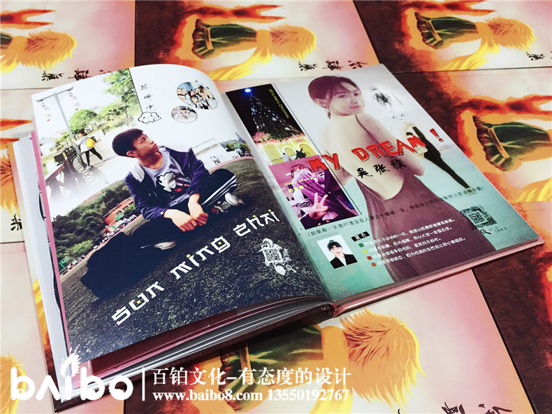 中學(xué)畢業(yè)紀(jì)念冊設(shè)計-初中畢業(yè)相冊-高中同學(xué)錄